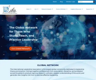 Ilaglobalnetwork.org(International Leadership Association) Screenshot