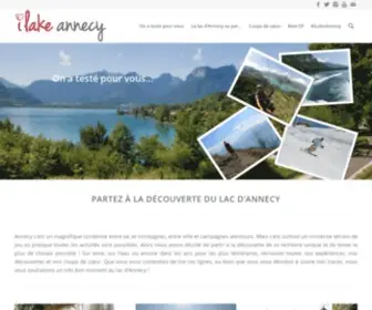 Ilakeannecy.com(Partez à la découverte du lac d'Annecy) Screenshot