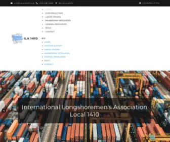 Ilalocal1410.org(Log In ‹ International Longshoremen’s Association Local 1410) Screenshot