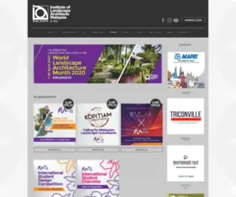 Ilamalaysia.org(The Institute of Landscape Architects Malaysia (ILAM)) Screenshot