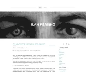 Ilanpersing.com(Blog) Screenshot