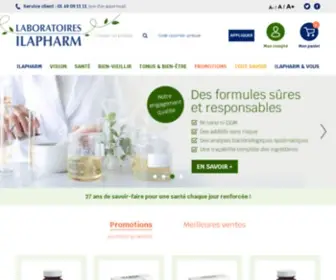 Ilapharm.com(Laboratoires Ilapharm) Screenshot