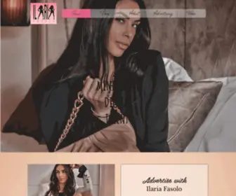 Ilariafasolo.com(Ilaria Fasolo influencer) Screenshot