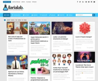 Ilarialab.com(ILaRia Lab) Screenshot