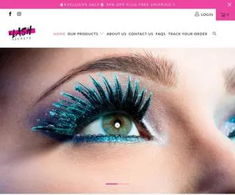 Ilashsecret.com(I Lash Secret Magnetic Eyeliner and Magnetic Eyelashes) Screenshot