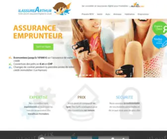 Ilassurearthur.com(1er comparateur d'assurance pour frontaliers by Mon) Screenshot