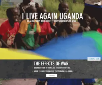 Ilauganda.org(I Live Again Uganda) Screenshot