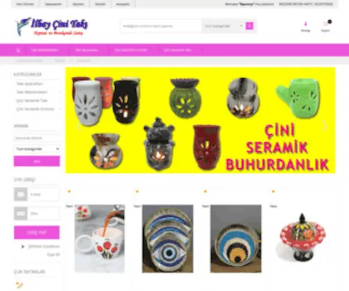 Ilbaycinitaki.com(İlbay Çini Seramik Kupa) Screenshot