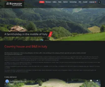 Ilbiroccio.it(Agriturismo B&B Country House) Screenshot