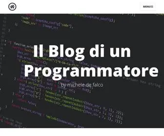 Ilblogdiunprogrammatore.it(Il Blog di un Programmatore) Screenshot