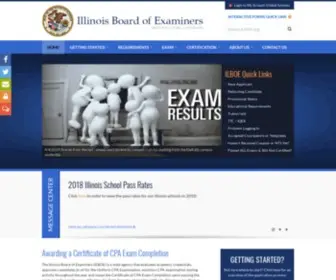 Ilboe.org(Illinois Board of Examiners) Screenshot