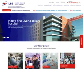 ILBS.in(The Institute of Liver and Biliary Sciences (ILBS)) Screenshot