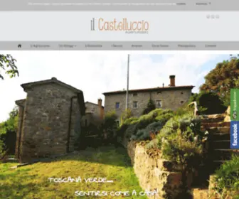 Ilcastelluccio.net(Agriturismo Arezzo in Toscana il Castelluccio) Screenshot