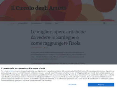 Ilcircolodegliartisti.it(Circolo degli artisti) Screenshot