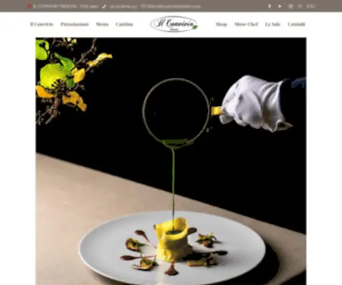 Ilconviviotroiani.com(Ristorante Stellato Roma Centro) Screenshot