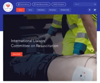Ilcor.org(International Liaison Committee on Resuscitation) Screenshot
