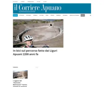 Ilcorriereapuano.it(Il Corriere Apuano) Screenshot