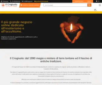 Ilcrogiuolo.it(Articoli esoterici e rituali sul mondo dell'esoterismo) Screenshot