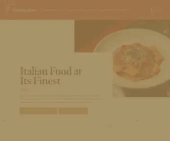 Ilculaccino.com(Fine Italian Dining) Screenshot