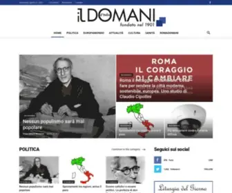 Ildomaniditalia.eu(Il Domani d'Italia) Screenshot