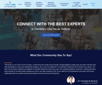 Ildstudyclub.com(ILoveDentistry StudyClubs) Screenshot