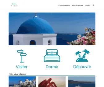 Ile-DE-Santorin.com(Conseils pour un séjour à Santorin) Screenshot