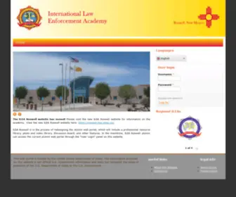 Ilea-Roswell.org(International Law Enforcement Academy) Screenshot