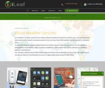 Ileaf.co.za(Weather Stations) Screenshot