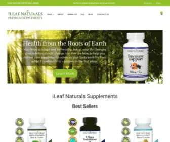 Ileafnaturals.com(ILeaf Naturals) Screenshot