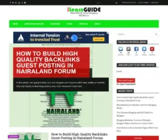 Ilearnguide.com(Home) Screenshot