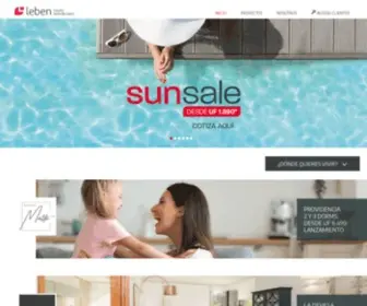 Ileben.cl(Leben Grupo Inmobiliario) Screenshot