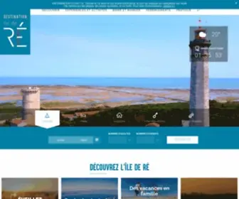 Iledere.com(J'organise mon séjour et je m'informe localement sur l'Ile de Ré) Screenshot