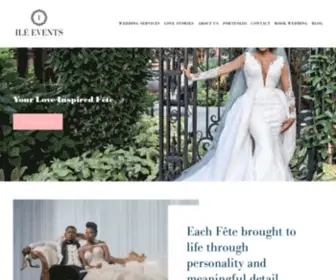 Ileevents.com(A Boutique NYC & Miami Wedding Planning Company assisting engaged couples create a wedding) Screenshot