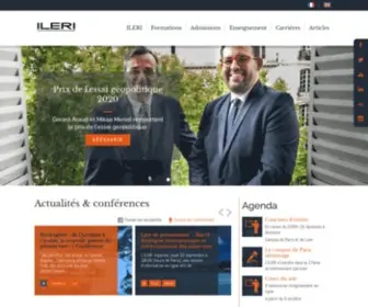 Ileri.fr(Ecole des Relations Internationales Paris et Lyon) Screenshot