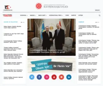 Iletisim.gov.tr(Türkiye Cumhuriyeti) Screenshot