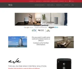 Ilevia.com(ILEVIA Beyond Building Automation) Screenshot