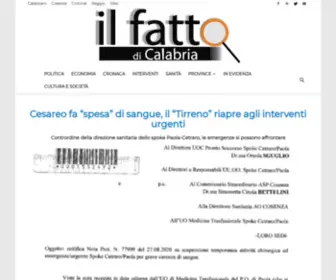 Ilfattodicalabria.it(Il Fatto di Calabria) Screenshot