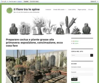 Ilfioretralespine.it(Il fiore tra le spine) Screenshot