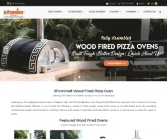 Ilfornino.com(Wood Fired Pizza Ovens) Screenshot