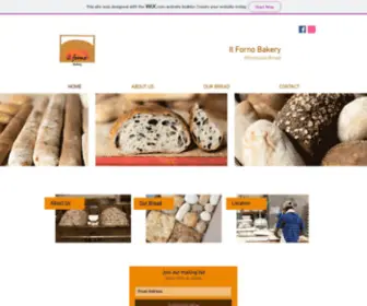 Ilfornobakery.com(Bronx Bakery) Screenshot