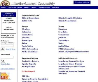 Ilga.gov(Illinois General Assembly) Screenshot
