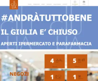 Ilgiulia.it(Il Giulia è il centro commerciale di riferimento a Trieste) Screenshot