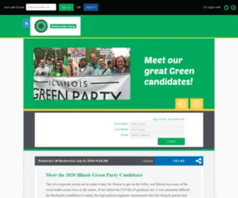 Ilgreenparty.org(Illinois Green Party) Screenshot