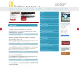 ILGRP.com(Immigrant Law Group PC) Screenshot