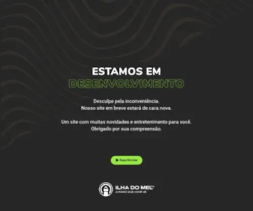 Ilhadomelfm.com.br(Ilha do Mel FM) Screenshot