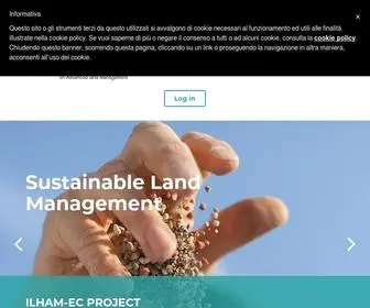 Ilham-EC.eu(Interuniversity Learning in Higher Education on Advanced land Management) Screenshot