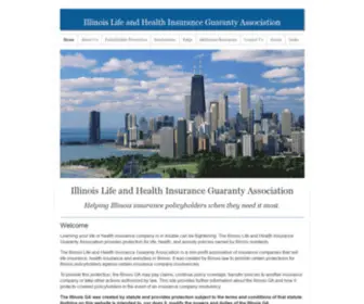 Ilhiga.org(Illinois Life and Health Insurance Guaranty Association) Screenshot