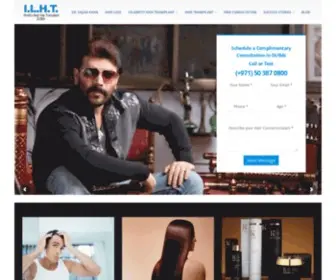 ILHT.com(International Laser Hair Transplant Dubai) Screenshot