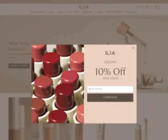 Iliabeauty.com(Find clean makeup and cosmetics at ILIA Beauty. ILIA Beauty offers clean makeup) Screenshot