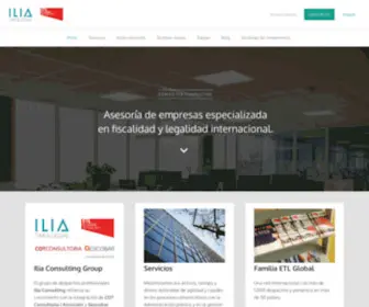 Iliaconsulting.com(Asesoría Fiscal y Jurídica) Screenshot